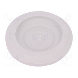 10 pcs : HSS-M60-TPE - Grommet, Ømount.hole: 60mm, elastomer thermoplastic TPE, grey