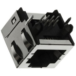 1 pcs - Molex 44620 Series Female RJ45 Connector, Through Hole, Cat3