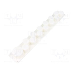 10 pcs : HTP-14 TPE - Multigate grommet, elastomer thermoplastic TPE, white, IP30, HTP