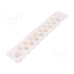 10 pcs : HTP-18 TPE - Multigate grommet, elastomer thermoplastic TPE, white, IP30, HTP