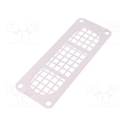 10 pcs : JTLC-1-TPE -AS - Support flange, elastomer thermoplastic TPE, white, -40÷130°C