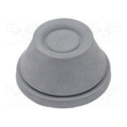 20 pcs : VET 26-35 RAL7042 - Grommet, Ømount.hole: 48mm, EPDM, grey, Øcable: 26÷35mm, IP65, VET