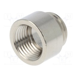 10 pcs : 1.039.2011.01 - Thread adapter, Int.thread: PG11, Ext.thread: M20, brass, RE-Ms