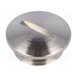 10 pcs : 1.052.0700.01 - Stopper, PG7, IP54, brass, Plating: nickel, V-N-Ms, 5mm, -40÷80°C