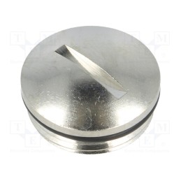 10 pcs : 1.052.1101.01 - Stopper, PG11, IP68, brass, Plating: nickel, V-N-Ms-SD, 5.5mm