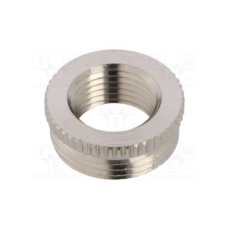 10 pcs : 1.071.1609.01 - Reduction of threads for glands, Int.thread: PG9, brass, nickel