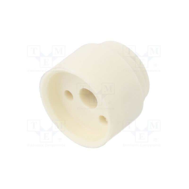 10 pcs : 1.089.1300.19 - Insert for gland, 2mm, NPT1/2', elastomer, Holes no: 3, -40÷100°C