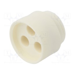 10 pcs : 1.089.1302.19 - Insert for gland, 4mm, NPT1/2', elastomer, Holes no: 3, -40÷100°C
