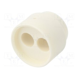 20 pcs : 1.089.1303.19 - Insert for gland, 5mm, NPT1/2', elastomer, Holes no: 2, -40÷100°C