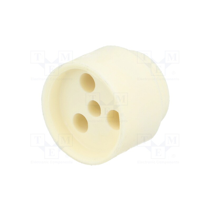 10 pcs : 1.089.1304.19 - Insert for gland, 3mm, NPT1/2', elastomer, Holes no: 3, -40÷100°C