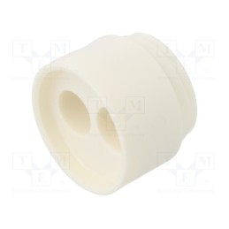 10 pcs : 1.089.1605.19 - Insert for gland, 6mm, NPT1/2', elastomer, Holes no: 2, -40÷100°C
