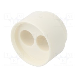 10 pcs : 1.089.2102.19 - Insert for gland, 8mm, NPT3/4', elastomer, Holes no: 2, -40÷100°C