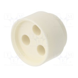 10 pcs : 1.089.2106.19 - Insert for gland, 5.2mm, NPT3/4', elastomer, Holes no: 3, HSK-ME