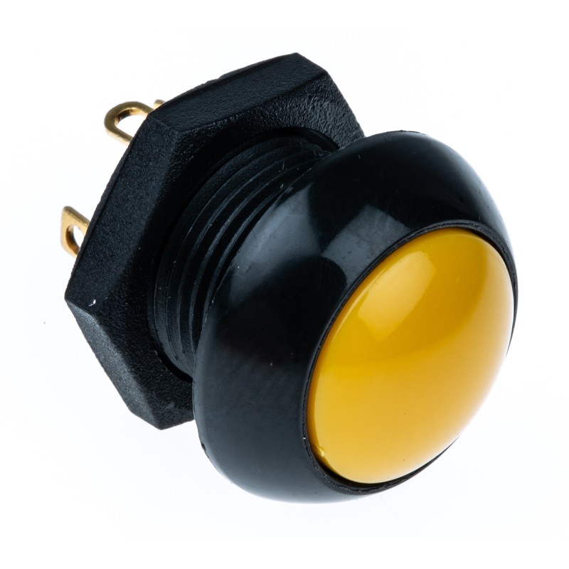 1 pcs - Otto Push Button Switch, Momentary, Panel Mount, DPDT