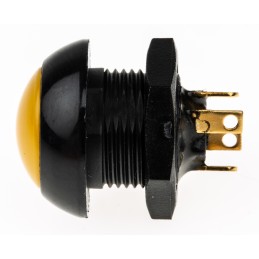 1 pcs - Otto Push Button Switch, Momentary, Panel Mount, DPDT