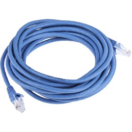 1 pcs - RS PRO Cat5e Male RJ45 to Male RJ45 Ethernet Cable, U/UTP, Blue PVC Sheath, 5m