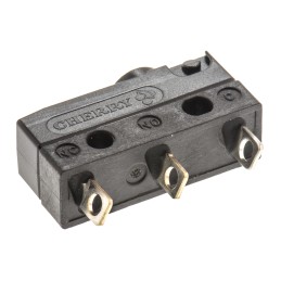 1 pcs - ZF Button Micro Switch, Solder Terminal, 100 mA @ 30 V dc, SPDT, IP6K7