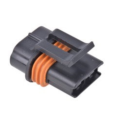 4 pcs - Delphi, Metri-Pack 630 Automotive Connector Socket 2 Way, Crimp Termination