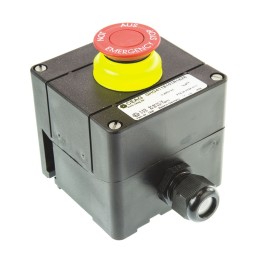1 pcs - Eaton GHG411 Series Pull Release Emergency Stop Push Button, Surface Mount, SPDT, IP66