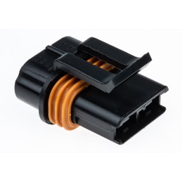 4 pcs - Delphi, Metri-Pack 630 Automotive Connector Socket 2 Way, Crimp Termination