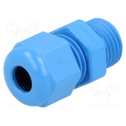 20 pcs : 1.209.0702.14 - Cable gland, PG7, IP68, polyamide, blue, UL94V-0, HSK-K