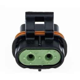 4 pcs - Delphi, Metri-Pack 630 Automotive Connector Socket 2 Way, Crimp Termination