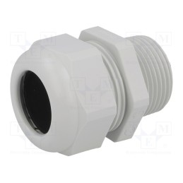10 pcs : 1.209.1000.70 - Cable gland, NPT1', IP68, polyamide, light grey, UL94V-0, HSK-K