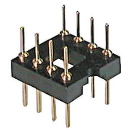5 pcs - ASSMANN WSW Straight Through Hole Mount 2.54mm Pitch IC Socket Adapter, 20 Pin Male DIP to 20 Pin Male DIP