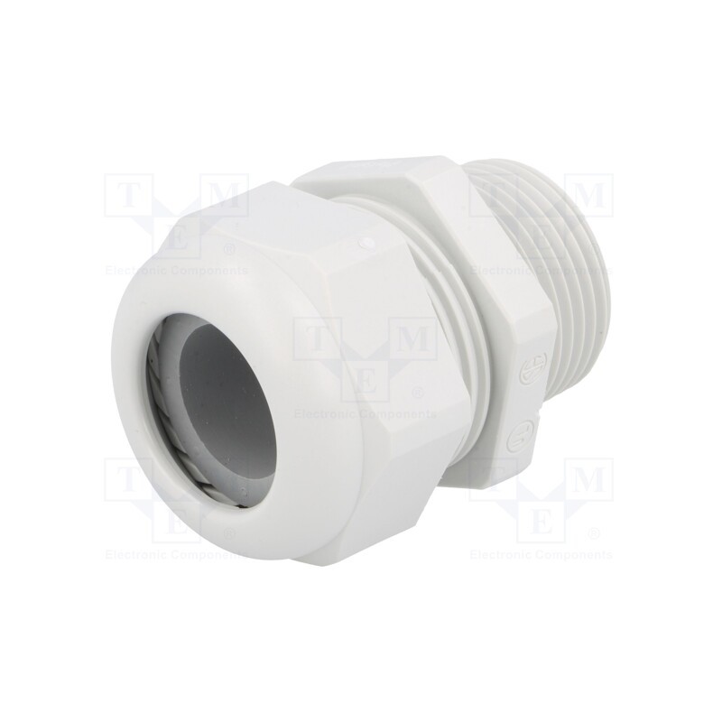 10 pcs : 1.209.1000.71 - Cable gland, NPT1', IP68, polyamide, light grey, UL94V-0, HSK-K
