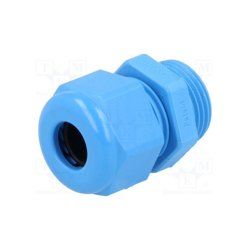 20 pcs : 1.209.1102.14 - Cable gland, PG11, IP68, polyamide, blue, UL94V-0, HSK-K