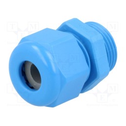 20 pcs : 1.209.1102.15 - Cable gland, PG11, IP68, polyamide, blue, UL94V-0, HSK-K