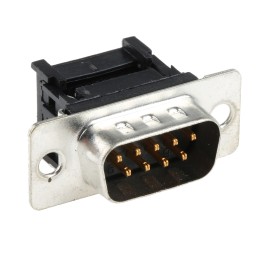 1 pcs - RS PRO 9 Way Cable Mount D-sub Connector Plug, 2.77mm Pitch