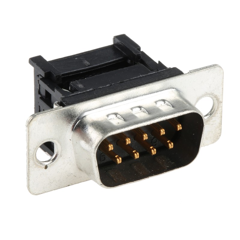 1 pcs - RS PRO 9 Way Cable Mount D-sub Connector Plug, 2.77mm Pitch