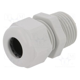 10 pcs : 1.209.1200.70 -AS - Cable gland, NPT1/2', IP68, polyamide, light grey, UL94V-0, HSK-K