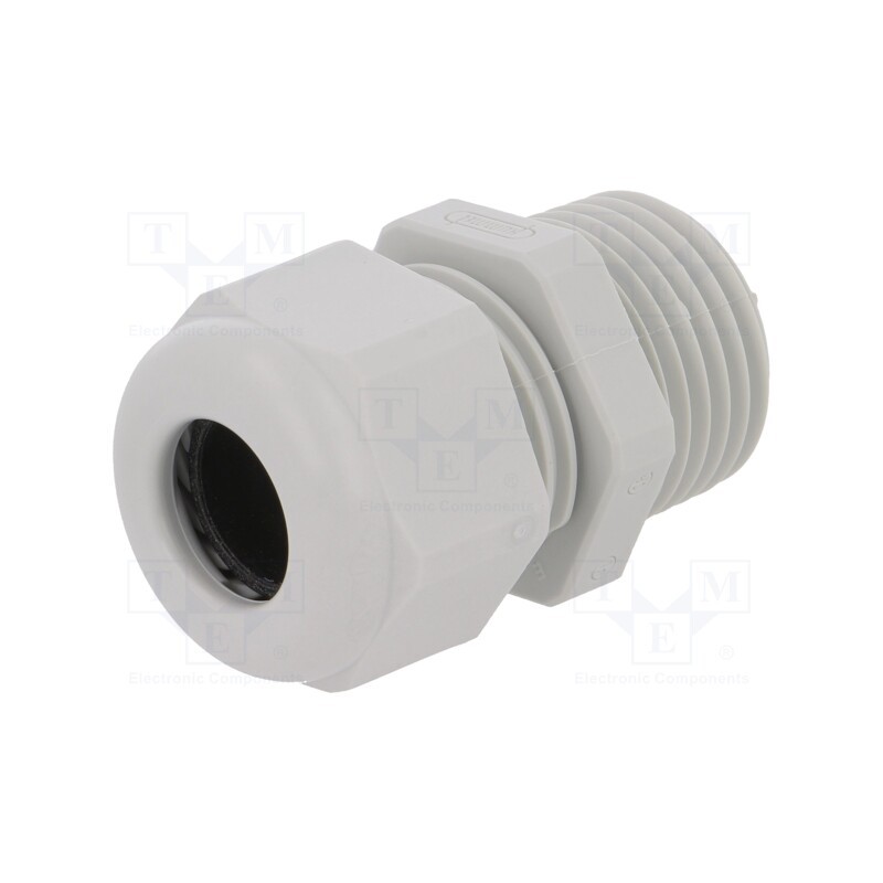 10 pcs : 1.209.1200.70 -AS - Cable gland, NPT1/2', IP68, polyamide, light grey, UL94V-0, HSK-K