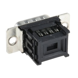 1 pcs - RS PRO 9 Way Cable Mount D-sub Connector Plug, 2.77mm Pitch