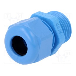 20 pcs : 1.209.1202.70 - Cable gland, NPT1/2', IP68, polyamide, blue, UL94V-0, HSK-K