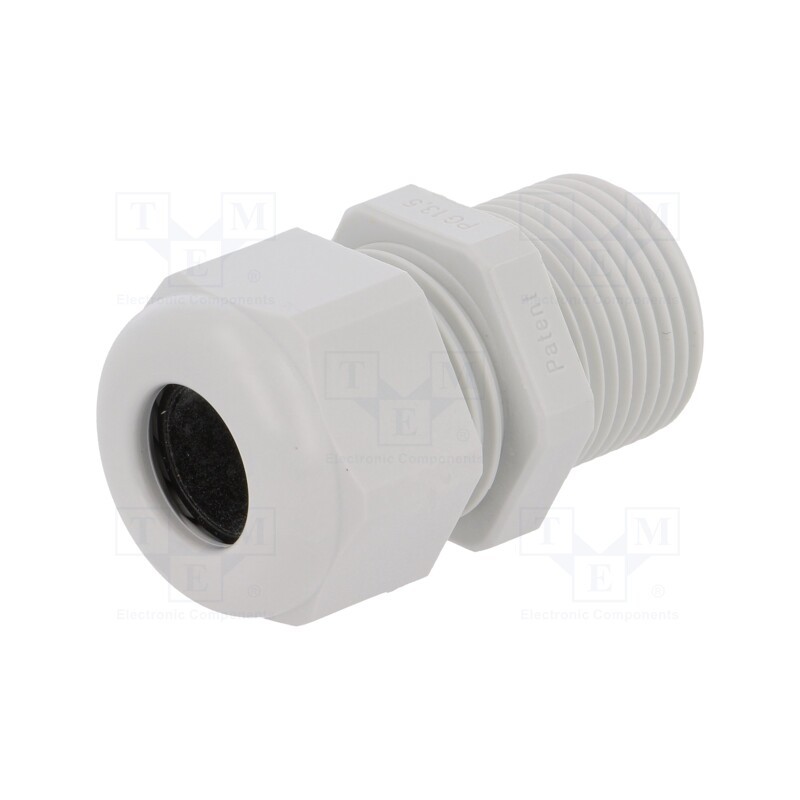 20 pcs : 1.209.1300.60 - Cable gland, with long thread, PG13,5, IP68, polyamide, UL94V-0