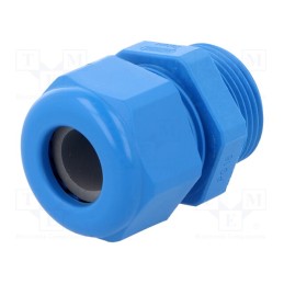 20 pcs : 1.209.1602.15 - Cable gland, PG16, IP68, polyamide, blue, UL94V-0, HSK-K
