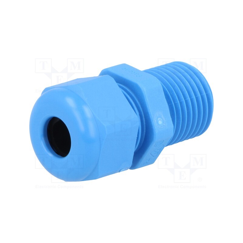 20 pcs : 1.209.1602.30 - Cable gland, with long thread, M16, 1.5, IP68, polyamide, blue