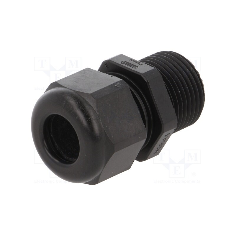 20 pcs : 1.209.2001.30 - Cable gland, with long thread, M20, 1.5, IP68, polyamide, black