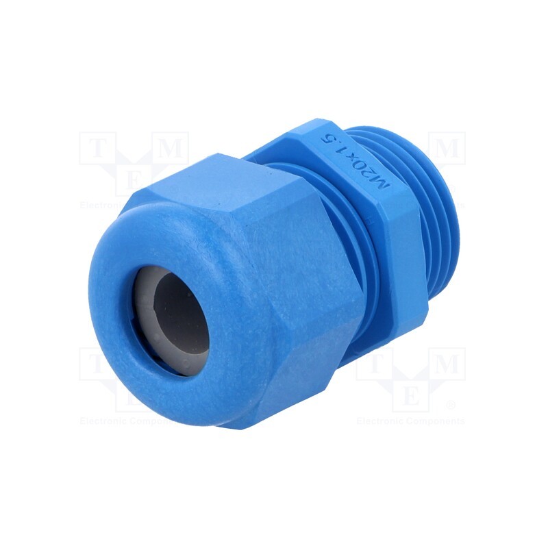 20 pcs : 1.209.2002.51 - Cable gland, M20, 1.5, IP68, polyamide, blue, UL94V-0, HSK-K
