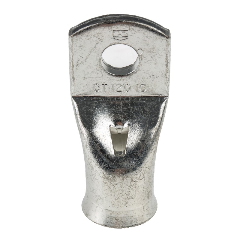 4 pcs - RS PRO Uninsulated Ring Terminal, M10 Stud Size to 120mm² Wire Size