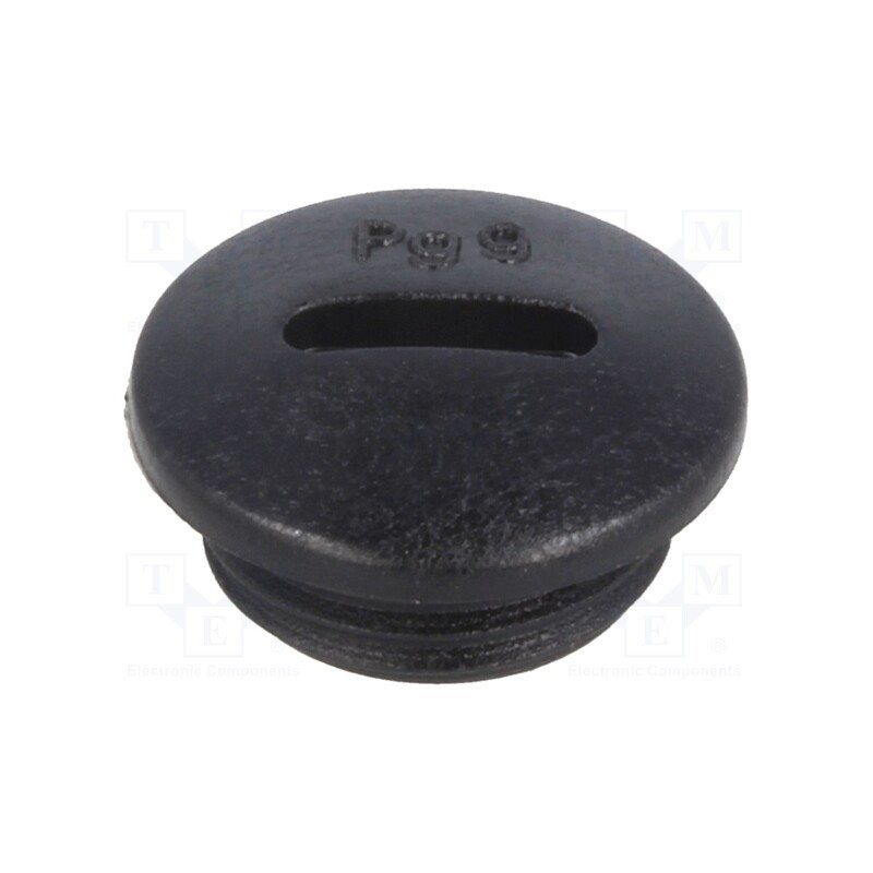 20 pcs : 1.251.0901.11 - Stopper, PG9, IP54, polyamide, black, V-N-FS, Thread: PG, 6mm
