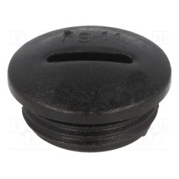 20 pcs : 1.251.1101.11 - Stopper, PG11, IP54, polyamide, black, V-N-FS, Thread: PG, 6mm