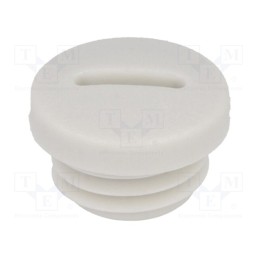 20 pcs : 1.251.1200.50 - Stopper, M12, 1.5, IP54, polyamide, grey, V-N-FS, Thread: metric, 6mm