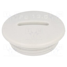 20 pcs : 1.251.1300.11 - Stopper, PG13,5, IP54, polyamide, grey, V-N-FS, Thread: PG, 6mm