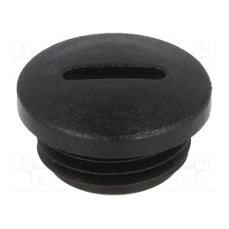 20 pcs : 1.251.1601.50 - Stopper, M16, 1.5, IP54, polyamide, black, V-N-FS, Thread: metric