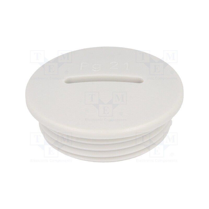 20 pcs : 1.251.2100.11 - Stopper, PG21, IP54, polyamide, grey, V-N-FS, Thread: PG, 8mm