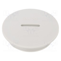 10 pcs : 1.251.2900.11 - Stopper, PG29, IP54, polyamide, grey, V-N-FS, Thread: PG, 8mm